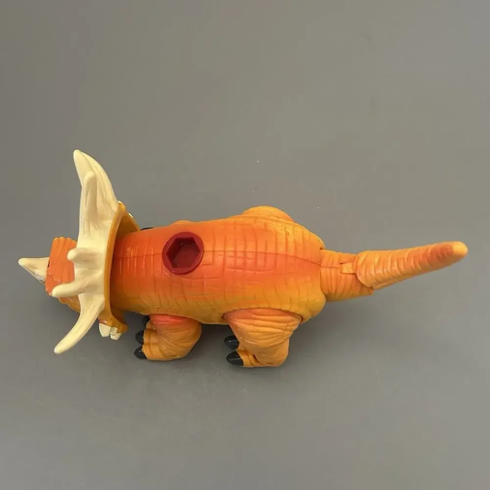 Imaginext Styracosaurus and Triceraptors Dinosaur Action Figure Head & Legs Move